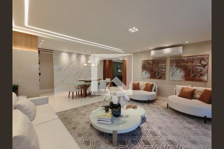 Sala de apartamento à venda com 4 quartos, 206m² em Barra da Tijuca, Rio de Janeiro