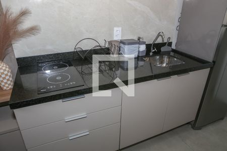 Cozinha de kitnet/studio para alugar com 1 quarto, 24m² em Perdizes, São Paulo