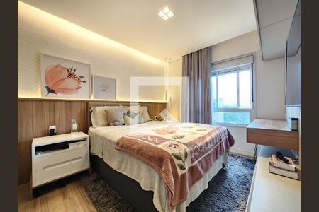 Quarto Suíte 1 de apartamento para alugar com 2 quartos, 77m² em Vila da Serra, Nova Lima