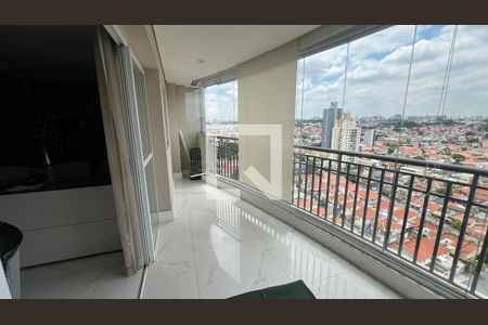Varanda Sala de apartamento à venda com 3 quartos, 109m² em Jardim Aeroporto, São Paulo