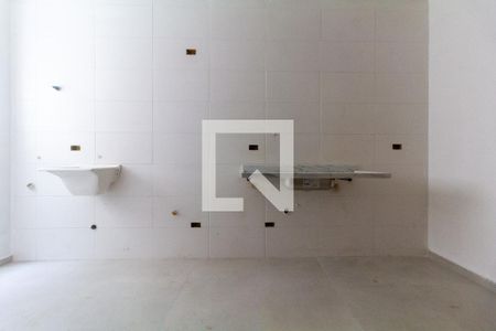 Sala, Cozinha e área de serviço de apartamento à venda com 2 quartos, 43m² em Vila Ré, São Paulo