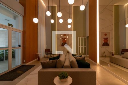 Hall social de kitnet/studio à venda com 1 quarto, 24m² em Vila Olímpia, São Paulo