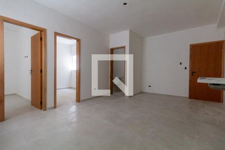 Sala, Cozinha e área de serviço de apartamento à venda com 2 quartos, 45m² em Vila Ré, São Paulo