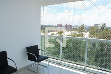 Varanda da Sala de apartamento para alugar com 3 quartos, 130m² em Vila Bonfim, Embu das Artes