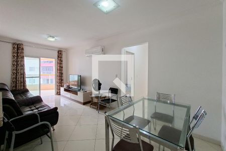 Sala de apartamento para alugar com 2 quartos, 87m² em Vila Assuncao, Praia Grande