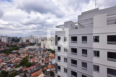 Vista Varanda da Sala/Cozinha de apartamento para alugar com 1 quarto, 58m² em Vila Plana, São Paulo