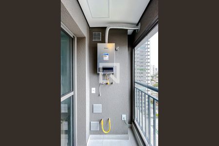 Varanda da Sala de apartamento para alugar com 1 quarto, 31m² em Quarta Parada, São Paulo