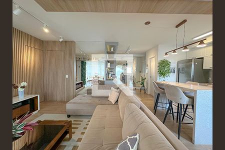 Sala/Cozinha de apartamento à venda com 2 quartos, 79m² em Vila Anastácio, São Paulo