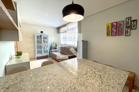 Sala de apartamento à venda com 3 quartos, 78m² em Buritis, Belo Horizonte