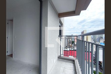 Varanda da Sala/Cozinha de apartamento à venda com 1 quarto, 30m² em Liberdade, São Paulo