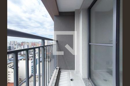 Varanda da Sala/Cozinha de apartamento à venda com 1 quarto, 30m² em Liberdade, São Paulo