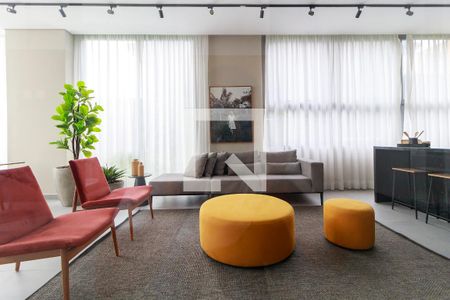 Área comum de apartamento para alugar com 1 quarto, 37m² em Santo Amaro, São Paulo