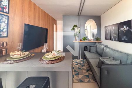 Sala de apartamento para alugar com 1 quarto, 65m² em Vila Lucia, São Paulo