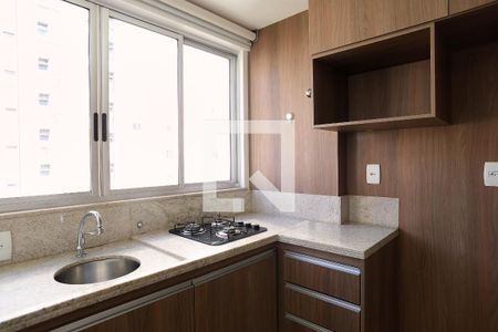 Sala/Cozinha de apartamento para alugar com 1 quarto, 39m² em Savassi, Belo Horizonte