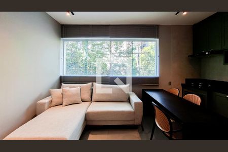 Sala/Cozinha de apartamento para alugar com 1 quarto, 39m² em Lourdes, Belo Horizonte