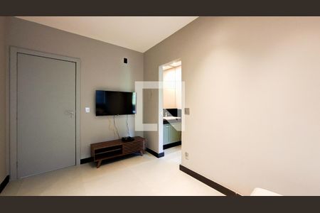 Sala/Cozinha de apartamento para alugar com 1 quarto, 39m² em Lourdes, Belo Horizonte