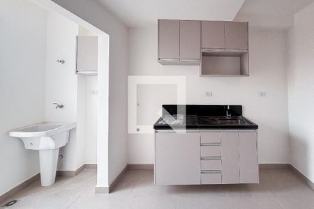 Sala/Cozinha de apartamento para alugar com 1 quarto, 28m² em Vila Lucia, São Paulo