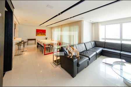 Sala de apartamento à venda com 4 quartos, 199m² em Belvedere, Belo Horizonte