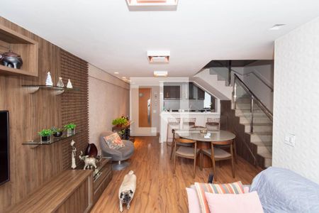 Sala de TV e Jantar de apartamento para alugar com 4 quartos, 180m² em Milionários, Belo Horizonte