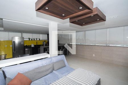 Cobertura - Sala e Espaço Gourmet de apartamento à venda com 4 quartos, 180m² em Milionários, Belo Horizonte