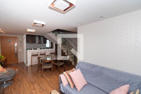 Sala de TV e Jantar de apartamento para alugar com 4 quartos, 180m² em Milionários, Belo Horizonte