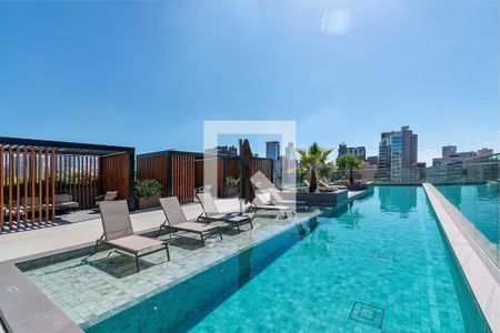 Área comum - Piscina de kitnet/studio à venda com 1 quarto, 25m² em Boa Vista, Porto Alegre