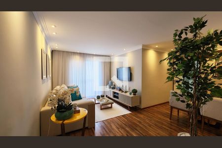 Sala de apartamento à venda com 3 quartos, 100m² em Parque Residencial Eloy Chaves, Jundiaí