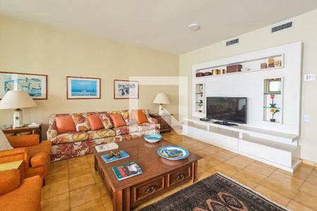 Sala de apartamento para alugar com 3 quartos, 160m² em Jardim Asturias, Guarujá