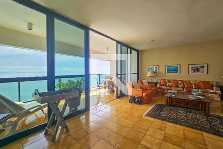 Sala de apartamento para alugar com 3 quartos, 160m² em Jardim Asturias, Guarujá