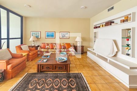 Sala de apartamento para alugar com 3 quartos, 160m² em Jardim Asturias, Guarujá