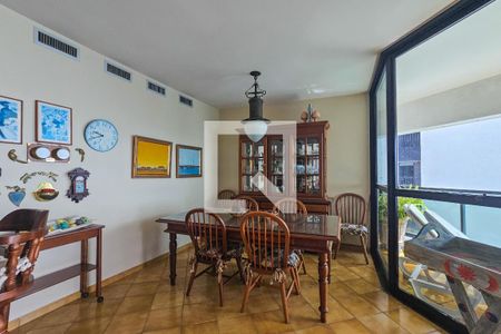 Sala de apartamento para alugar com 3 quartos, 160m² em Jardim Asturias, Guarujá