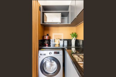 Lavanderia de kitnet/studio para alugar com 1 quarto, 32m² em Jardins, São Paulo