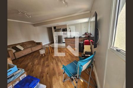 Sala de apartamento à venda com 1 quarto, 68m² em Jardim, Santo André