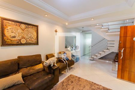 Sala de casa à venda com 4 quartos, 201m² em Parque Novo Oratório, Santo André