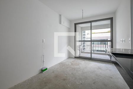 Sala/Cozinha de apartamento à venda com 1 quarto, 37m² em Pompeia, São Paulo