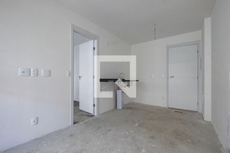 Sala/Cozinha de apartamento à venda com 1 quarto, 37m² em Pompeia, São Paulo