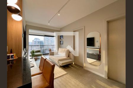 Sala de apartamento à venda com 1 quarto, 48m² em Pinheiros, São Paulo