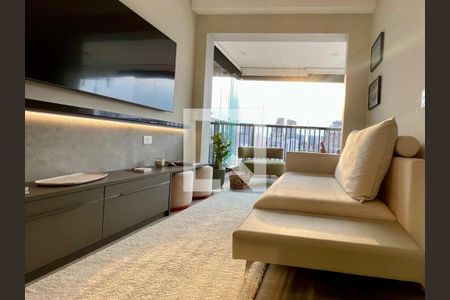 Sala de apartamento à venda com 1 quarto, 48m² em Pinheiros, São Paulo