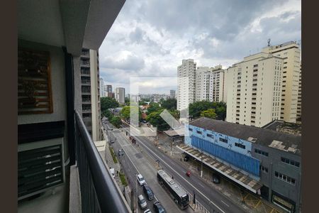 Vista da Sacada de kitnet/studio para alugar com 1 quarto, 23m² em Cidade Monções, São Paulo