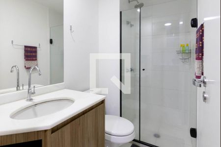 Banheiro Social de kitnet/studio à venda com 1 quarto, 27m² em República, São Paulo