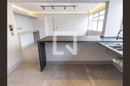 Sala/Cozinha de apartamento à venda com 1 quarto, 56m² em Parque da Mooca, São Paulo