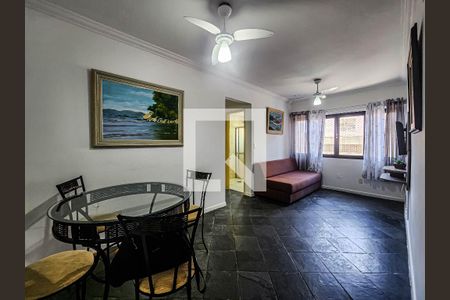 Sala de apartamento para alugar com 1 quarto, 78m² em Aparecida, Santos