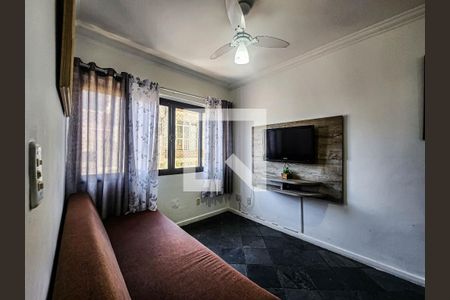 Sala de apartamento para alugar com 1 quarto, 78m² em Aparecida, Santos