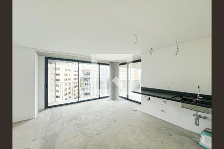 Sala/Cozinha de apartamento à venda com 1 quarto, 62m² em Sumarezinho, São Paulo