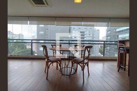 Varanda gourmet de apartamento à venda com 3 quartos, 150m² em Bosque da Saúde, São Paulo