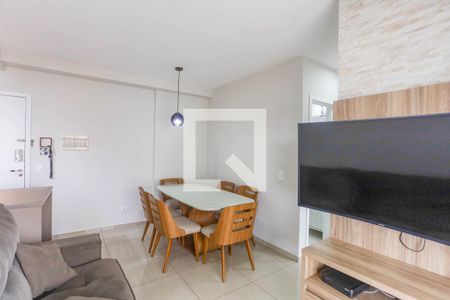 Sala  de apartamento à venda com 2 quartos, 54m² em Centro, Diadema