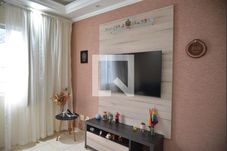 Sala de apartamento à venda com 2 quartos, 60m² em Vila Valparaíso, Santo André