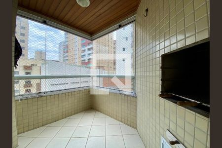 Varanda da Sala/Cozinha de apartamento para alugar com 2 quartos, 80m² em Guilhermina, Praia Grande
