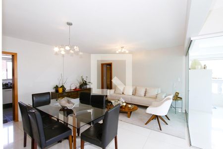 Sala de apartamento à venda com 4 quartos, 140m² em Buritis, Belo Horizonte