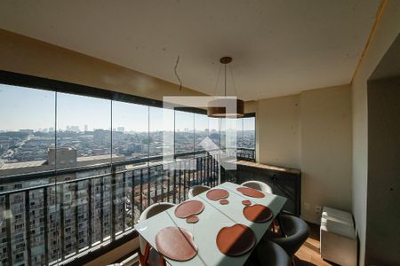 Varanda da Sala de apartamento à venda com 3 quartos, 80m² em Vila Ema, São Paulo